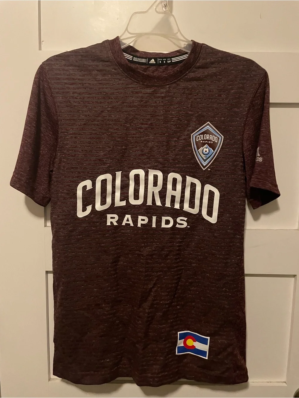 adidas Colorado Rapids Men's Maroon Performance Tee